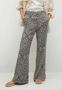 Mango Stoffhose - black