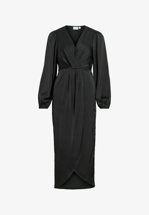 VILA, WRAP DRESS VIRAVENNA MAXI - Maxi-jurk - black