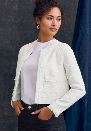 LASCANA, KURZ - Blazer - creme