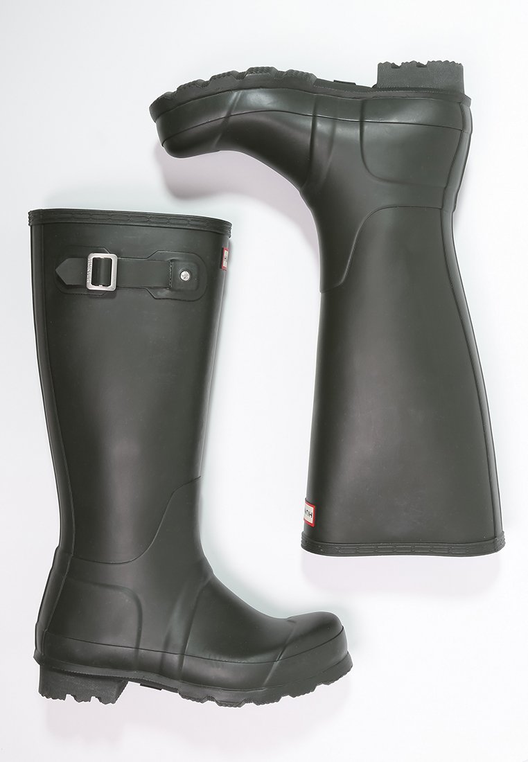 Hunter ORIGINAL Stivali di gomma - dark olive/oliva - Zalando.it