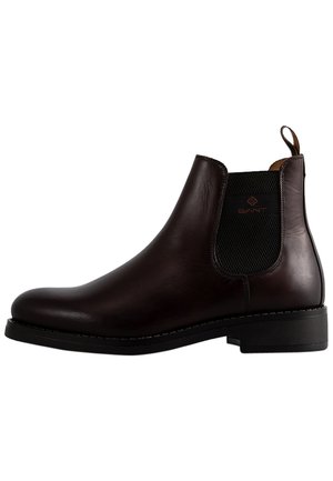 BROOKLY - Stiefelette - dk brown/black