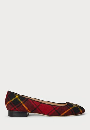 EMELLIE LOGO PLAID BALLET FLAT - Ballerina's - black/red