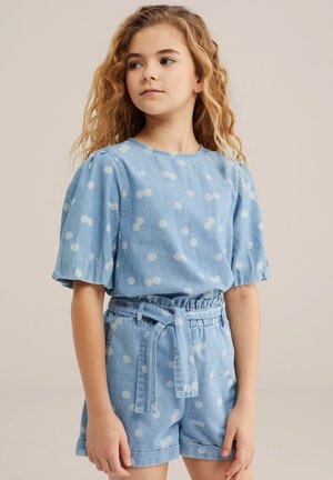 WE Fashion BLUE RIDGE - Bluză - light blue