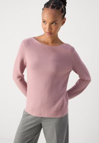 Marc O'Polo Strikkegenser - dark mauve