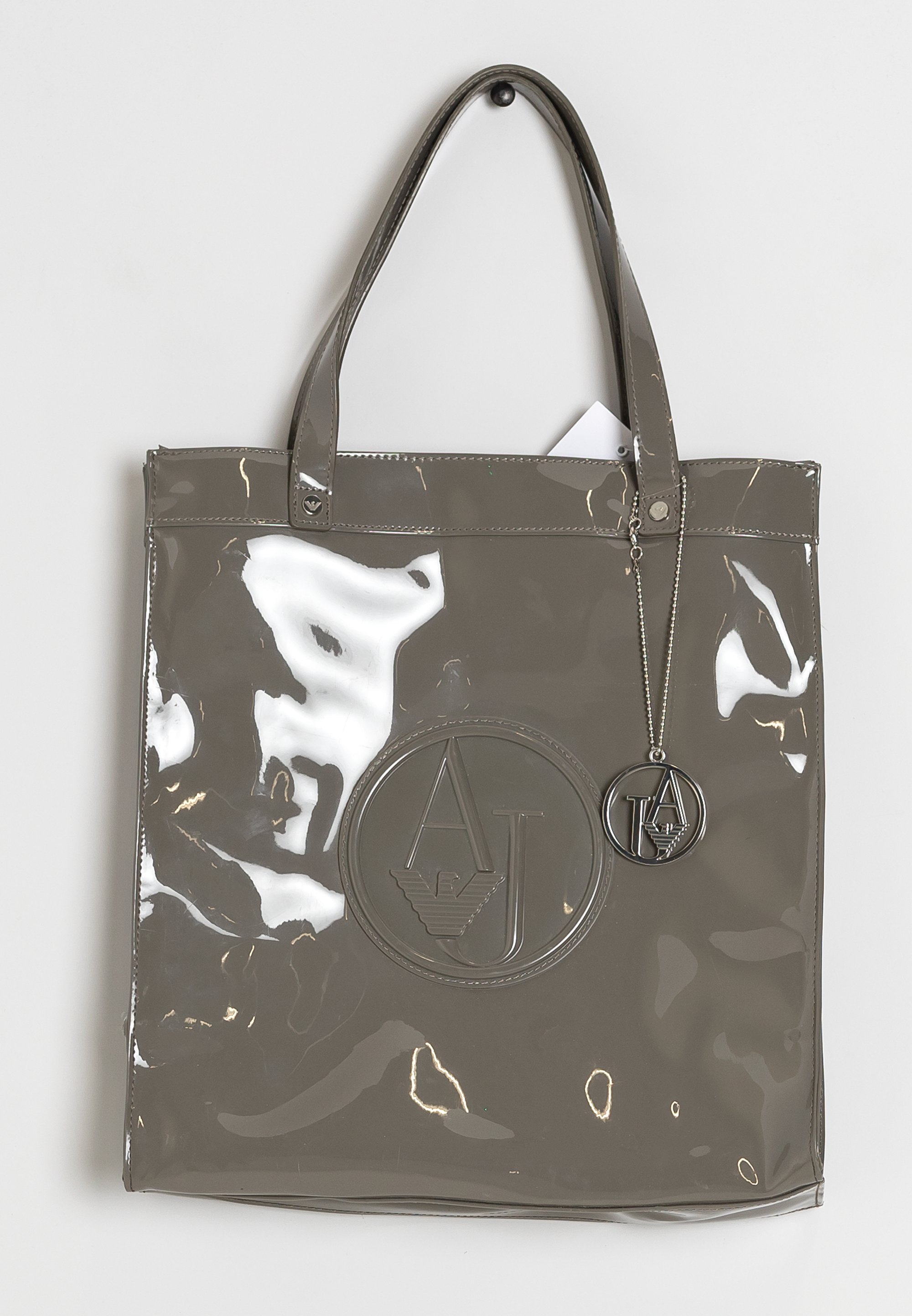 Handbag Tasche Armani Jeans Armani Jeans Tote Bag Grey (Pre-owned