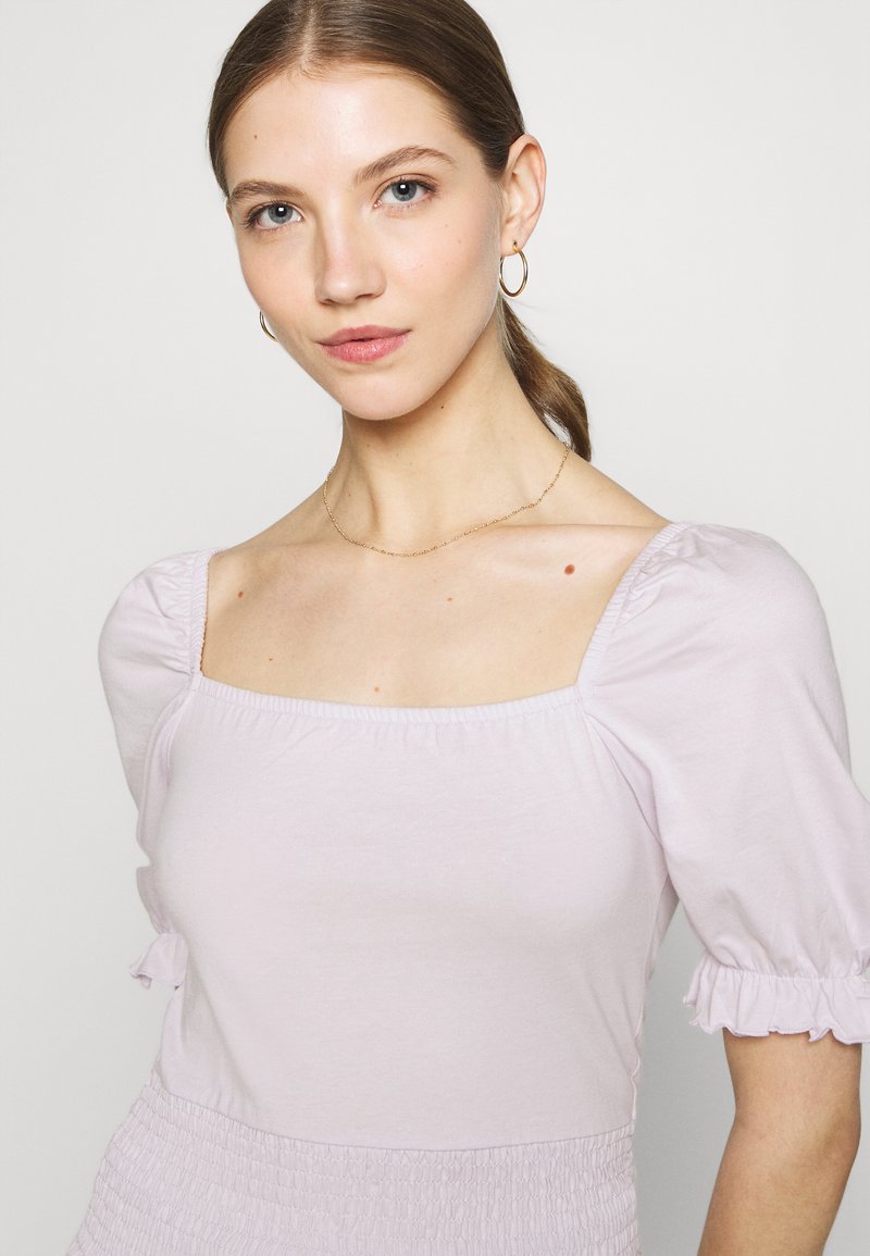 Damen T-Shirts | Even&Odd T-Shirt basic lilac/flieder - QD95857 Damen T-Shirts | Even&Odd T-Shirt basic lilac/flieder - QD95857