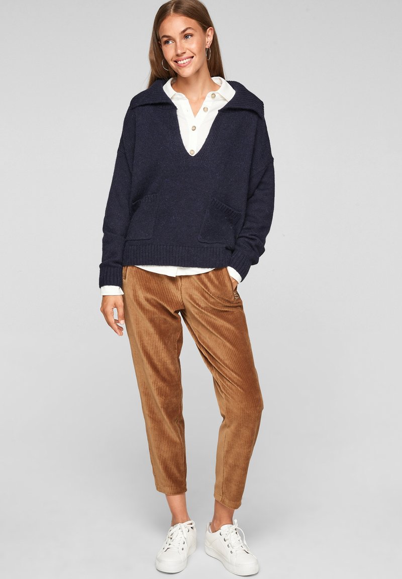 Damen Strickjacken | s.Oliver Strickpullover dark blue/dunkelblau - ON90293 Damen Strickjacken | s.Oliver Strickpullover dark blue/dunkelblau - ON90293