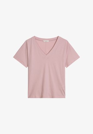 Marc O'Polo, T-SHIRT, SHORT SLEEVE, V NECK - T-shirt basic - mild rose