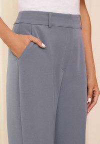 Love & Roses HIGH WAIST WIDE LEG TAILORED  - Kalhoty - grey