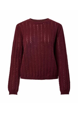 Pieces, KNITTED JUMPER PCADA - Pullover - winetasting