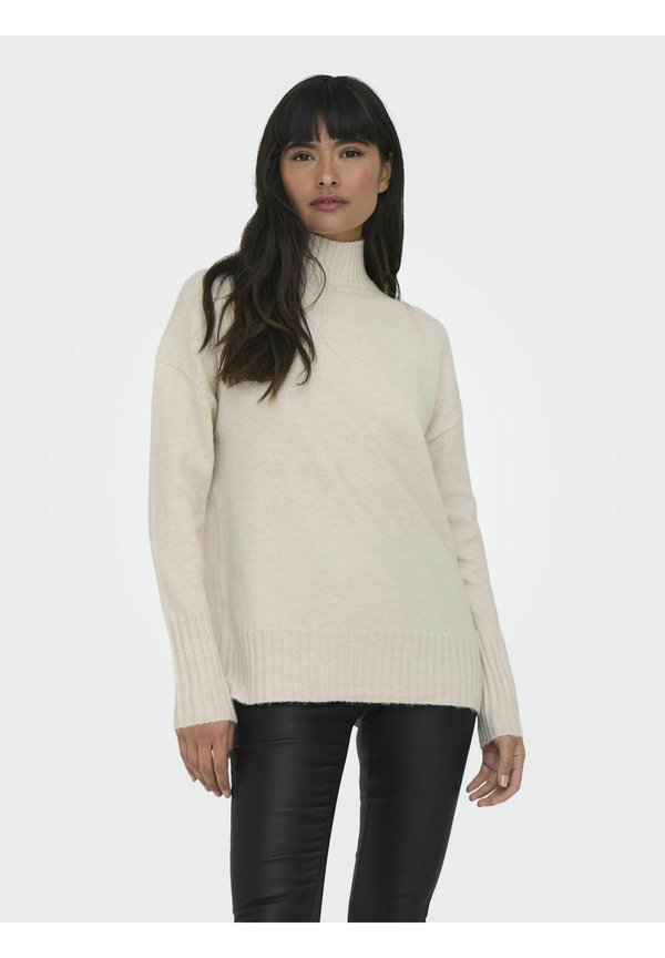 ONLGABRIEL LIFE HIGHNECK  - Jumper - pumice stone