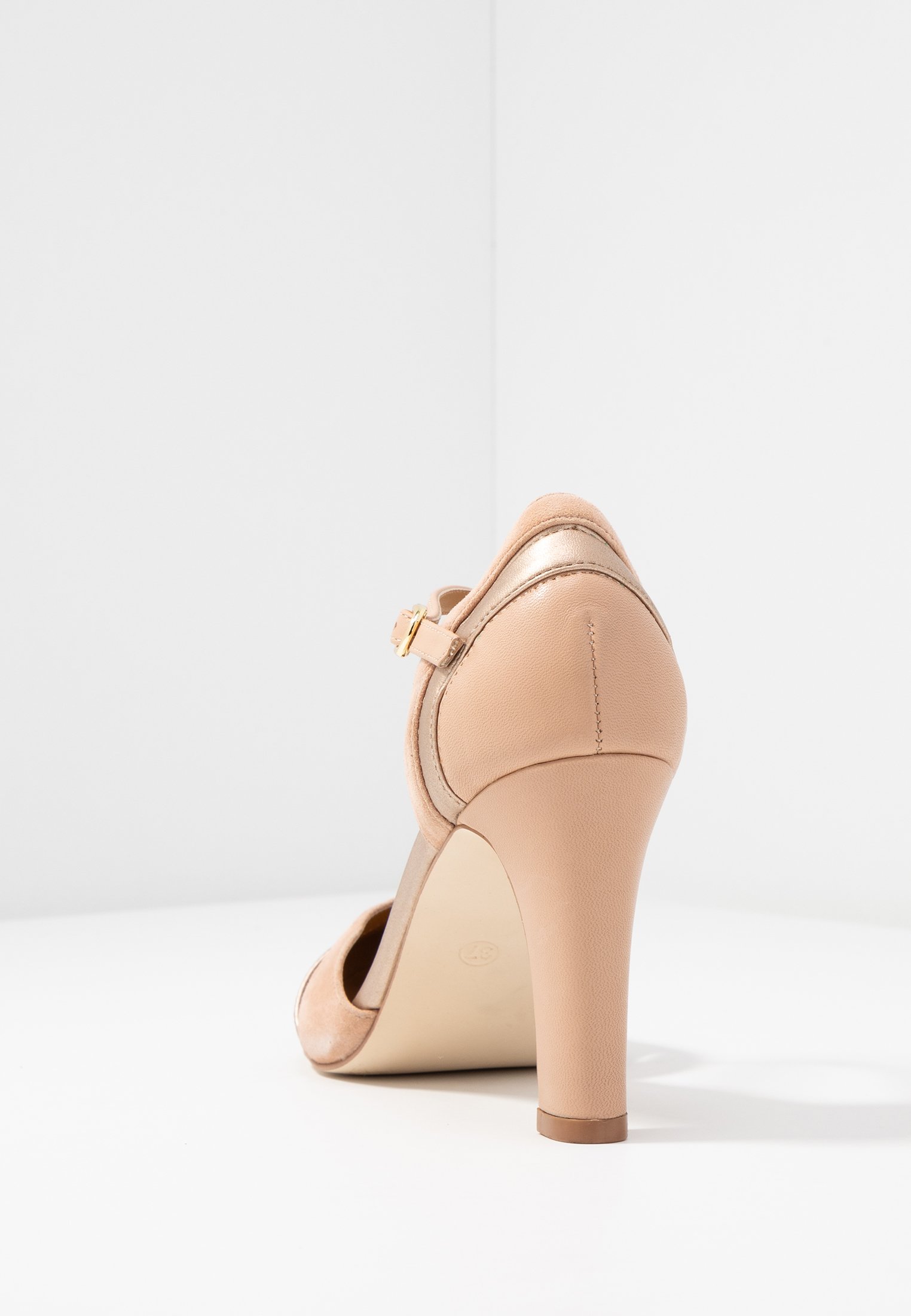 Anna Field LEATHER HIGH HEELS - Hoge hakken - beige/Nude - Zalando.nl