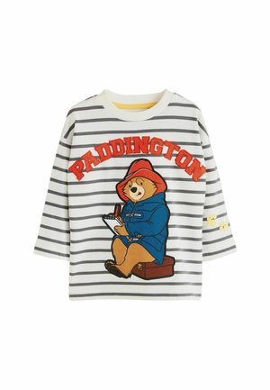 BEAR  STRIPED - REGULAR FIT - Pikkade varrukatega topp - white