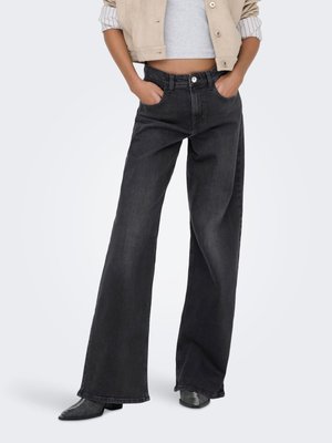 ONLY MIT WEITEM  - Wide Leg - washed black