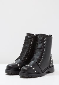 Bronx Botines con cordones - black