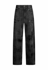 MIT BESCHICHTUNG - Široke nogavice - black