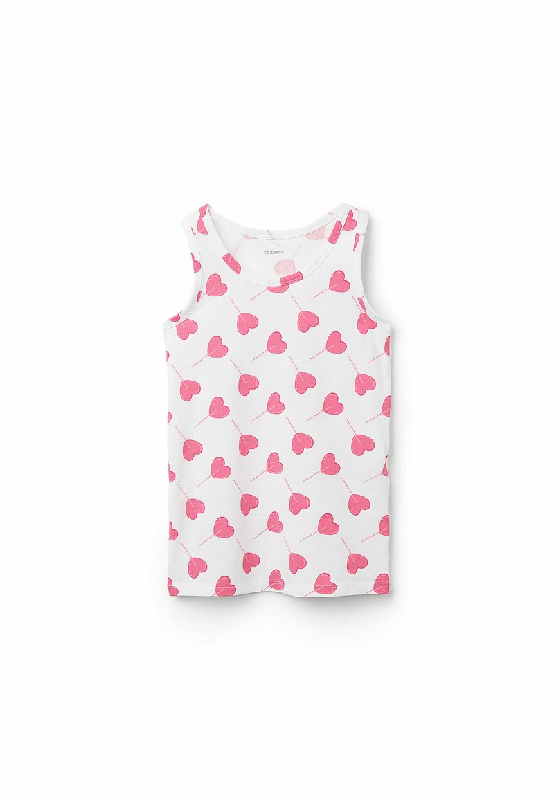 Tezenis Top - rosa bianco stampa lollipop