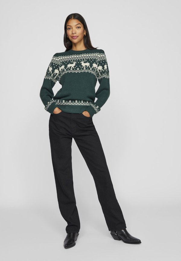 VIDEER LS CHRISTMAS - Jumper - pine grove pattern jacquard4