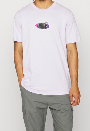 Print T-shirt - purple