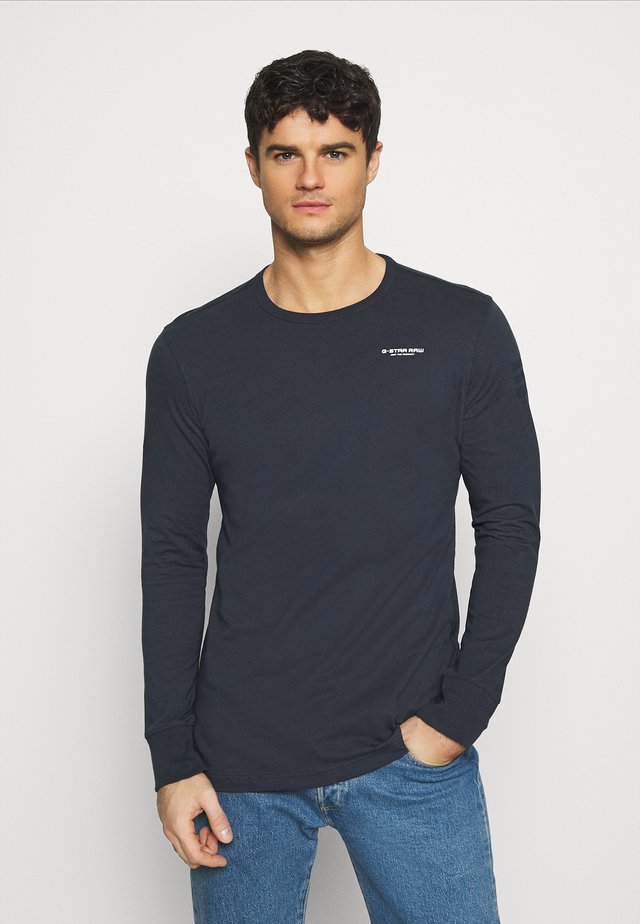 BASE R T L\S - Pitkähihainen paita - compact jersey o - legion blue