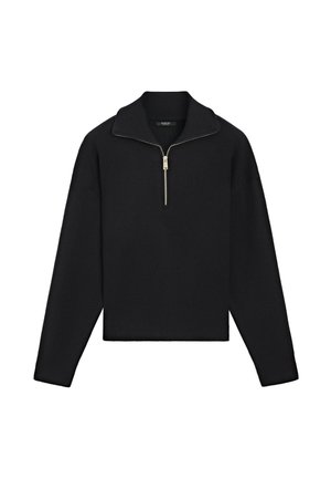 Massimo Dutti, Jumper - mottled dark blue