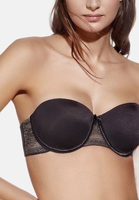 Creaciones Selene SILVIA - Sujetador sin tirantes/multiescote - black