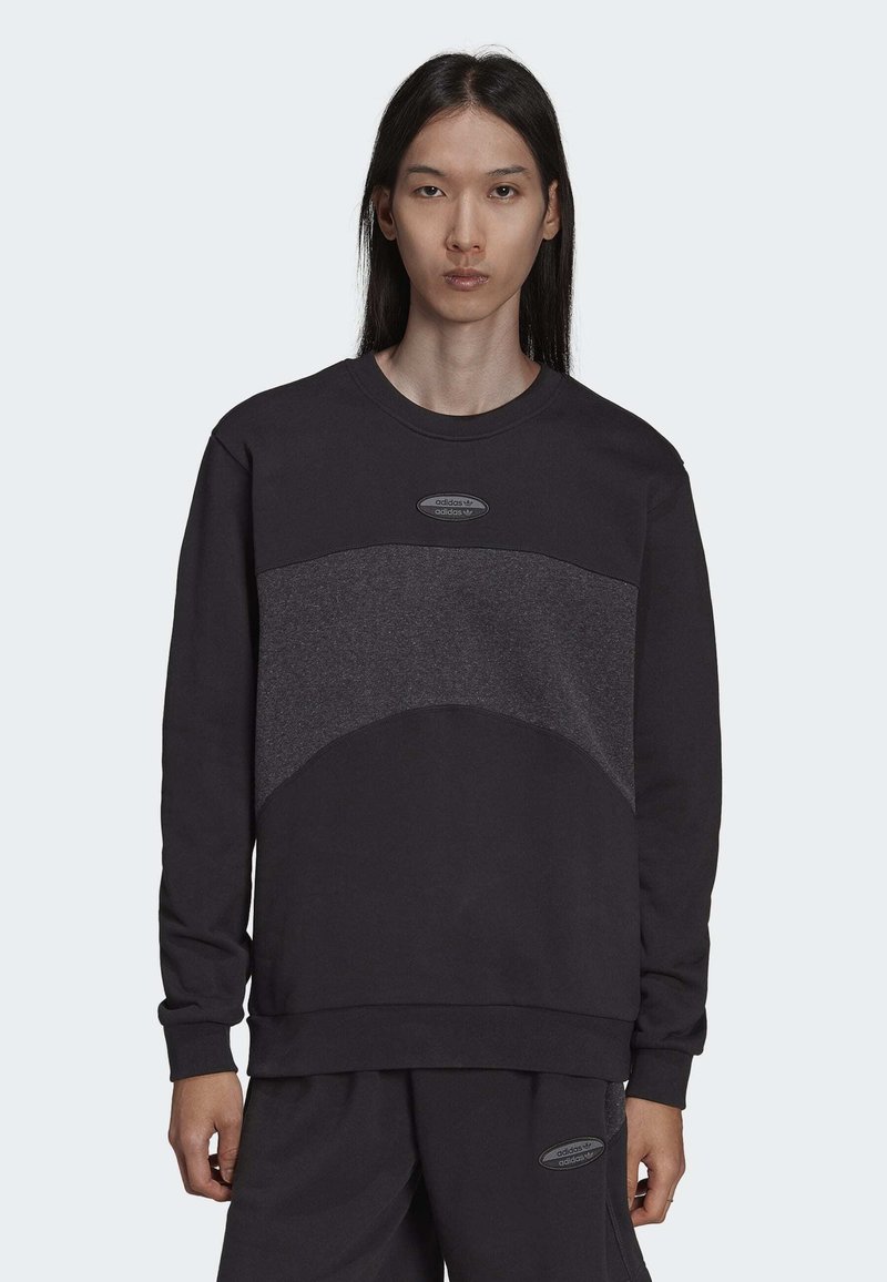 adidas Originals R.Y.V. BASIC CREW - Mikina - black