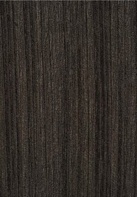 Tissu texturé marron foncé avec des motifs verticaux côtelés, créant une apparence riche et tissée. Le matériau ajoute de la profondeur et un intérêt tactile.