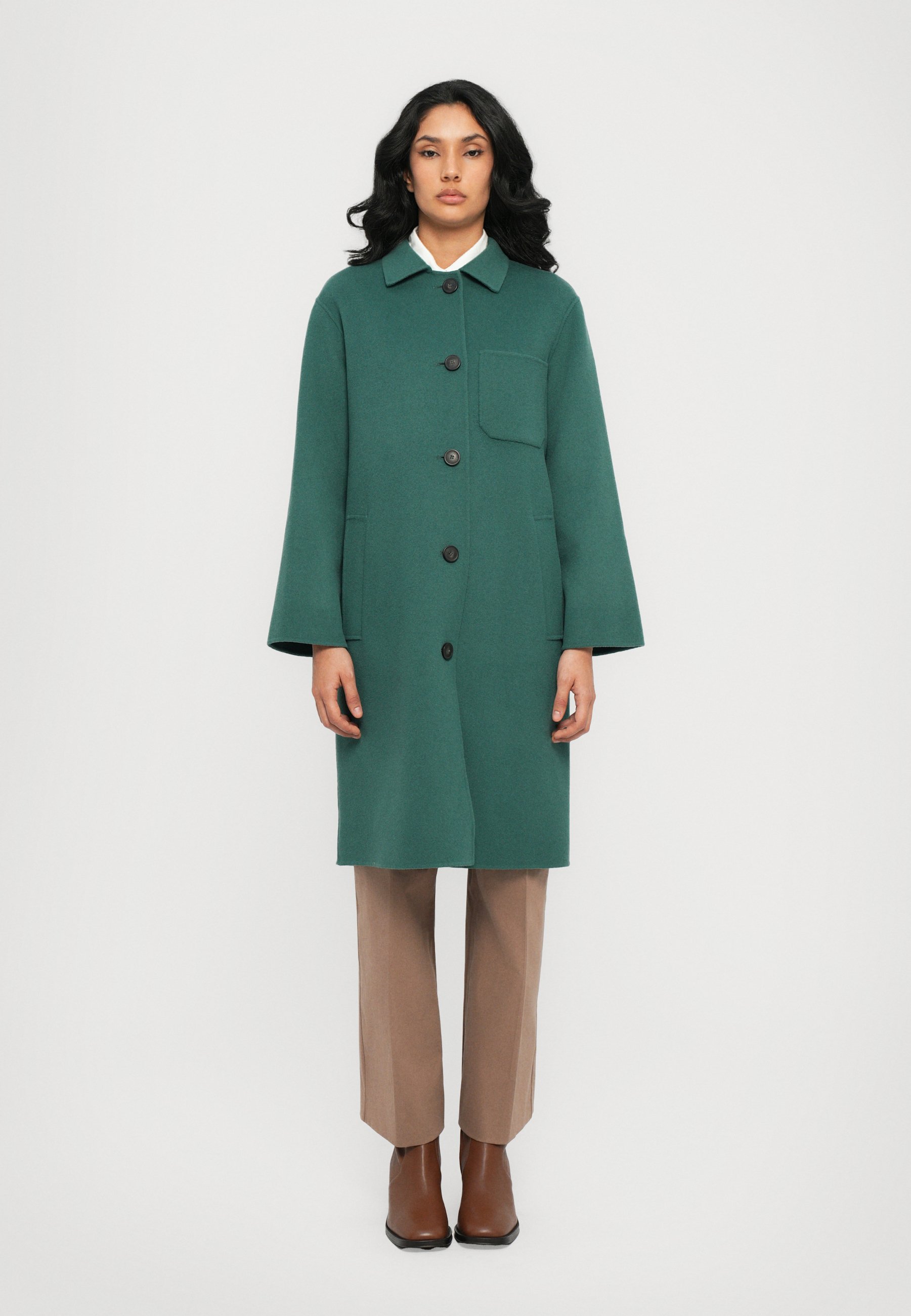 Weekend Max Mara ZENONE - Classic coat - verde/green - Zalando.co.uk