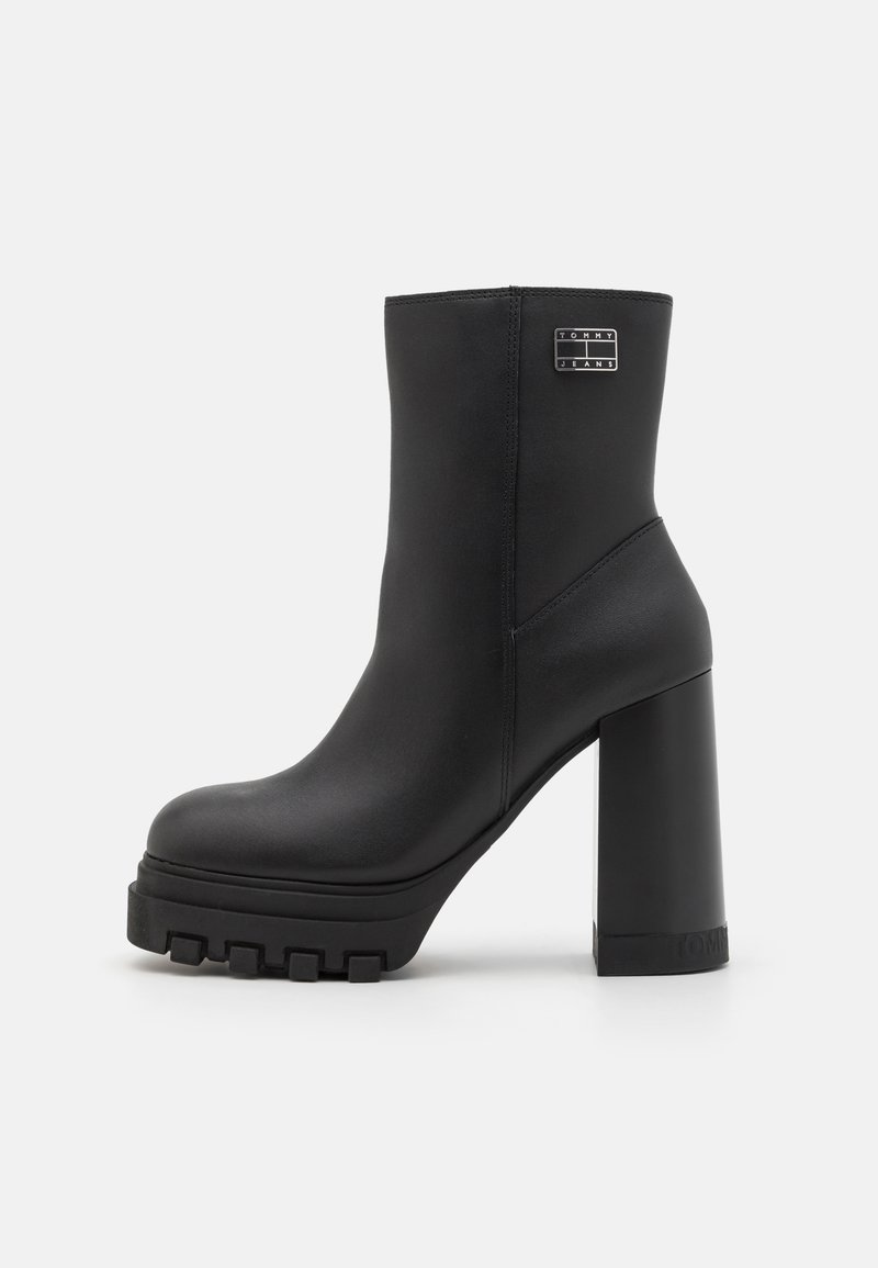 Tommy Jeans - Platform ankle boots - black, Enlarge