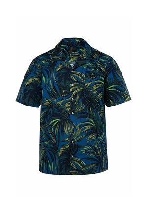 JP1880, SHIRT, SHORT SLEEVE, ALL-OVER PRINT, CUBA COLLAR, CUBA FIT - Hemd - marine