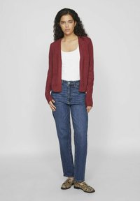 VILA VIRIL-NOOS - Vest - cabernet