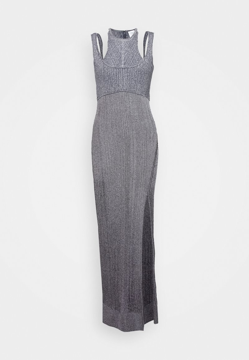 Hervé Léger VARIEGATED RIB GOWN - Robe de soirée - grey/gris - ZALANDO.FR
