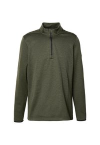 Nike Golf VICTORY HALF ZIP Sweatshirt cargo khaki/black/khaki