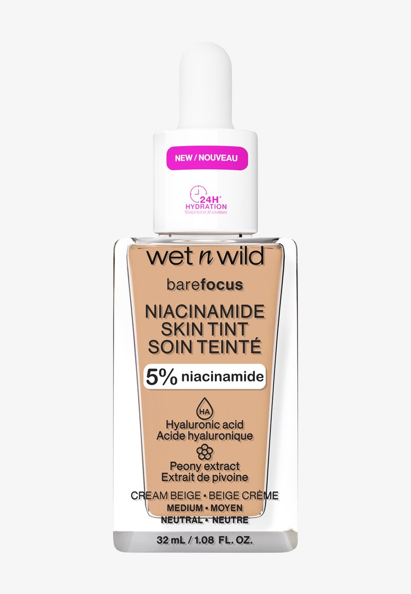 WET N WILD - BARE FOCUS NIACINAMIDE SKIN TINT - Färgad dagkräm - cream beige, Förstora