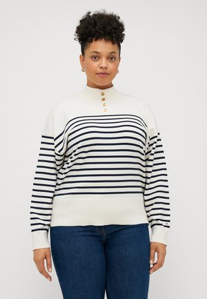 Jumper - navy/white