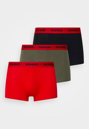 TRUNK TRIPLET 3 PACK - Panties - black/khaki/red