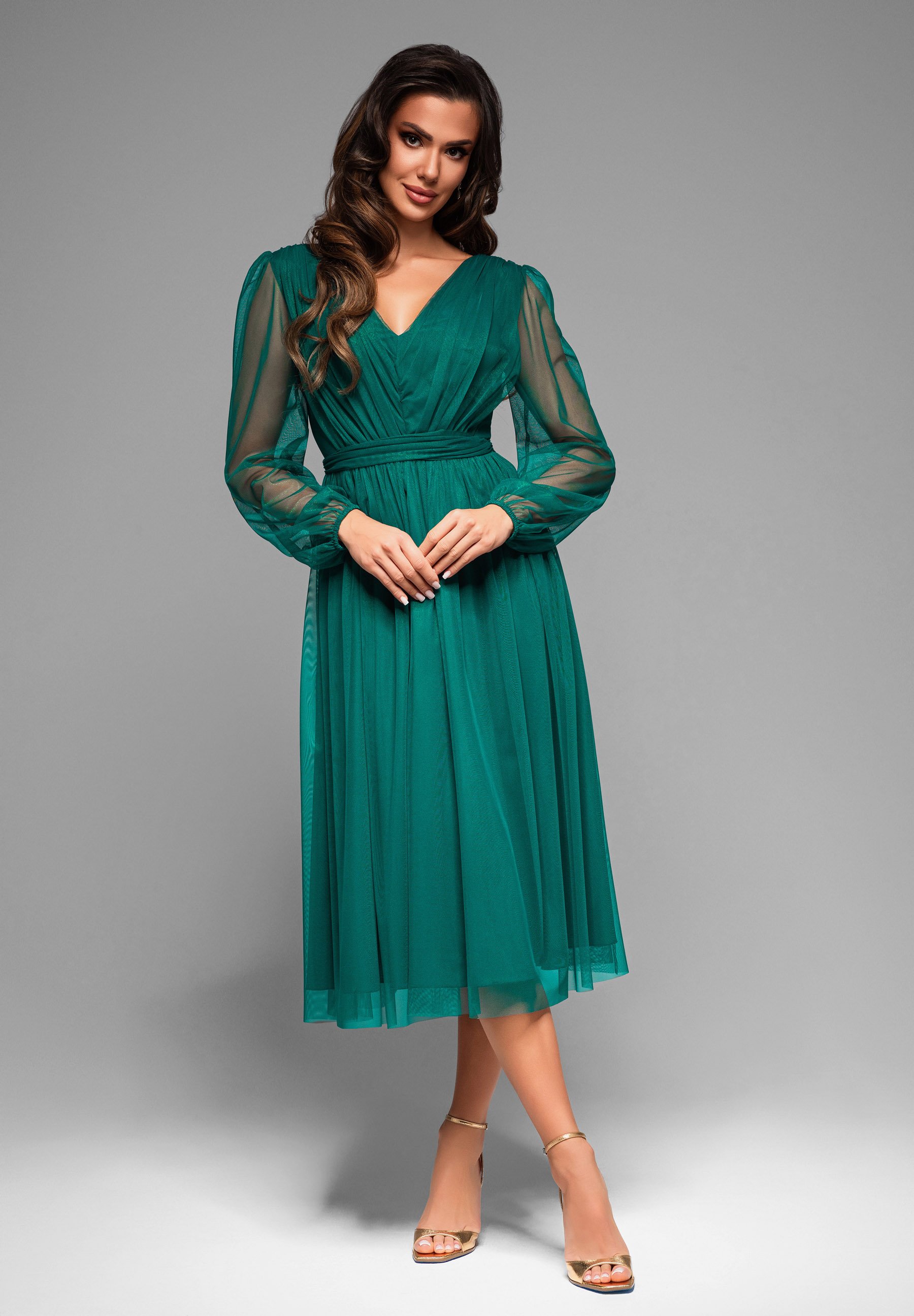 Ombre Cocktail dress / Party dress - green/evergreen - Zalando