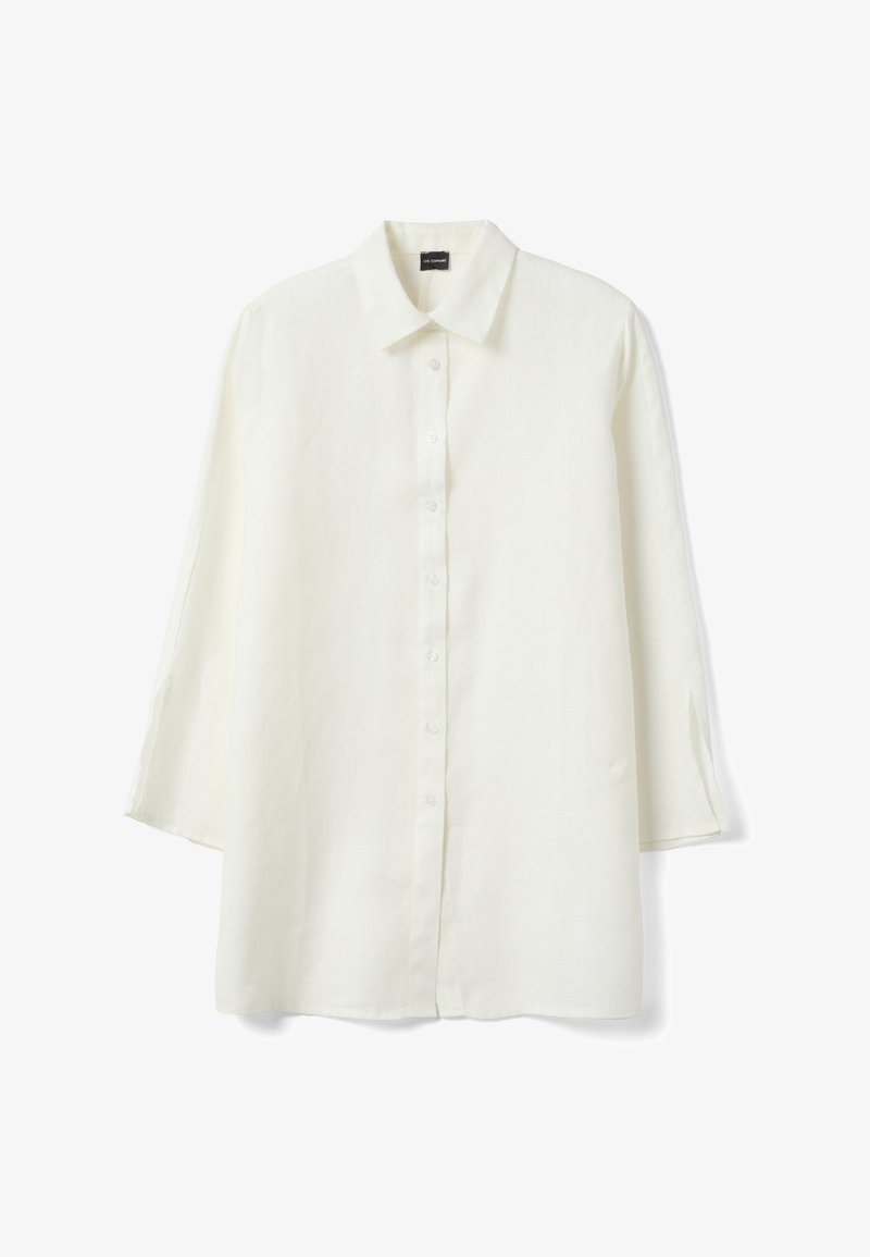 Optical Button Les Copains Button-down blouse - optical white/white - Zalando