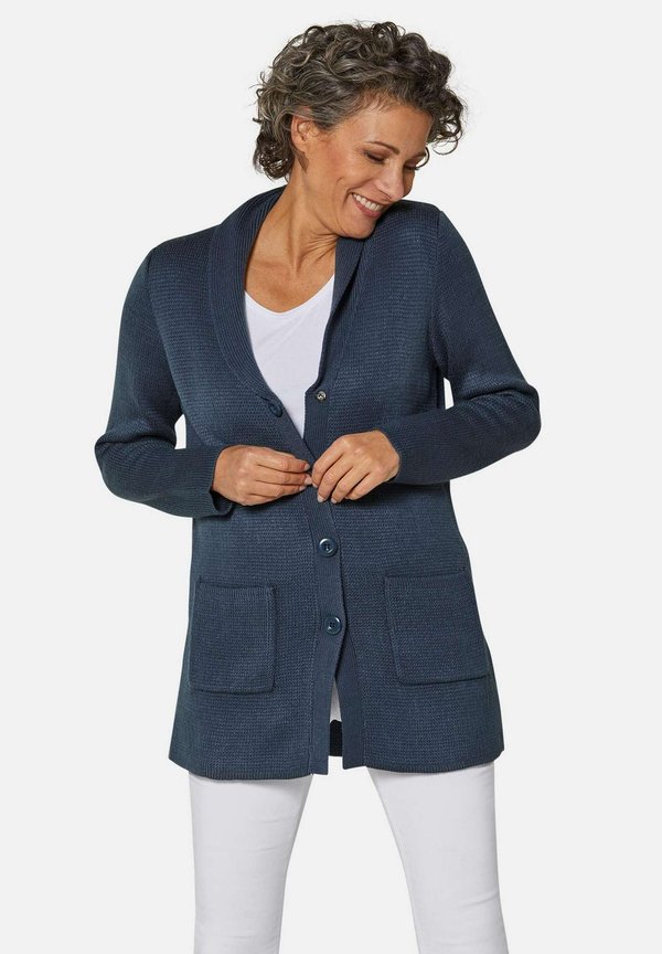 KUSCHELWEICHE  KASCHIERENDER LÄNGE - Strickjacke