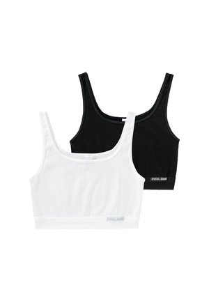 2ER PACK - Bustier - schwarz   weiß