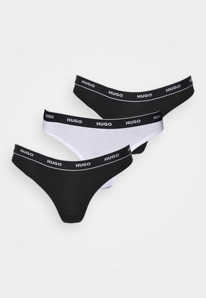 HUGO TRIPLET THONG STRIPE 3 PACK - Tange - open miscellaneous