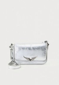Zadig & Voltaire LE ZAZI VINTAGE - Cross body bag - silver-coloured