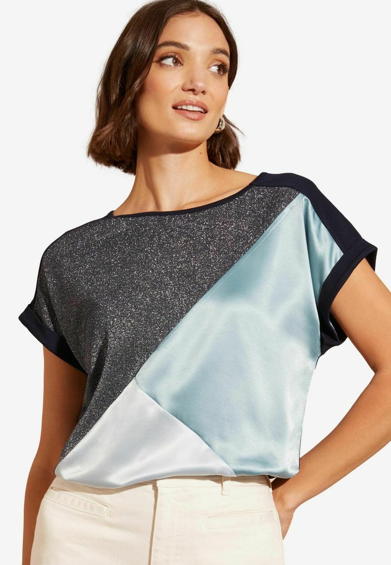 Love & Roses ROLL SLEEVE - REGULAR FIT - Palaidinė - navy blue