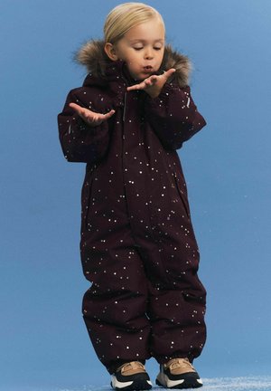Name it, NMFSNOW10 SUIT FRILL GLITTER FO - Zimná kombinéza - fig