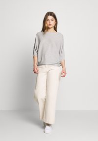 JDY JDYNEW BEHAVE BATSLEEVE - Jumper - light grey