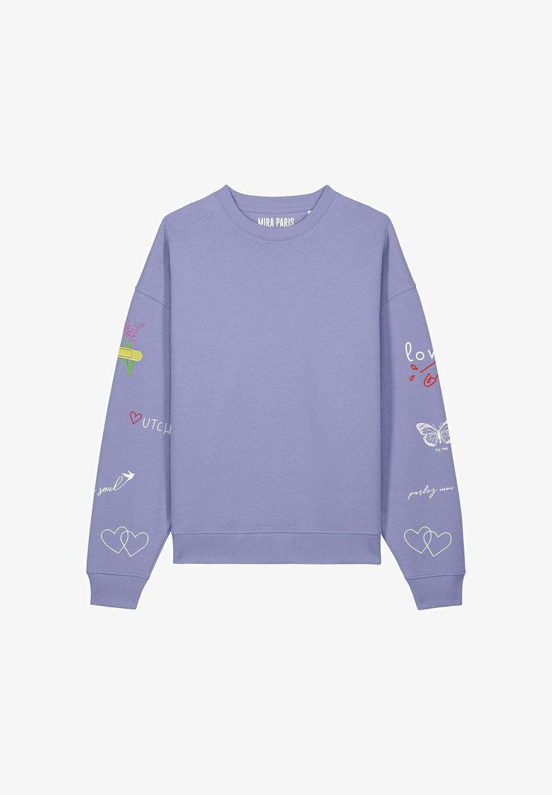 Mira Paris SWEETHEART TATTOO UNISEX Sweatshirt purple/lila