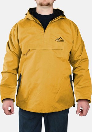 Wasserdichter  Regen Schlupf Winterjacke  Anorak mit Fleecefutter - Winter jacket - gelb schwarz