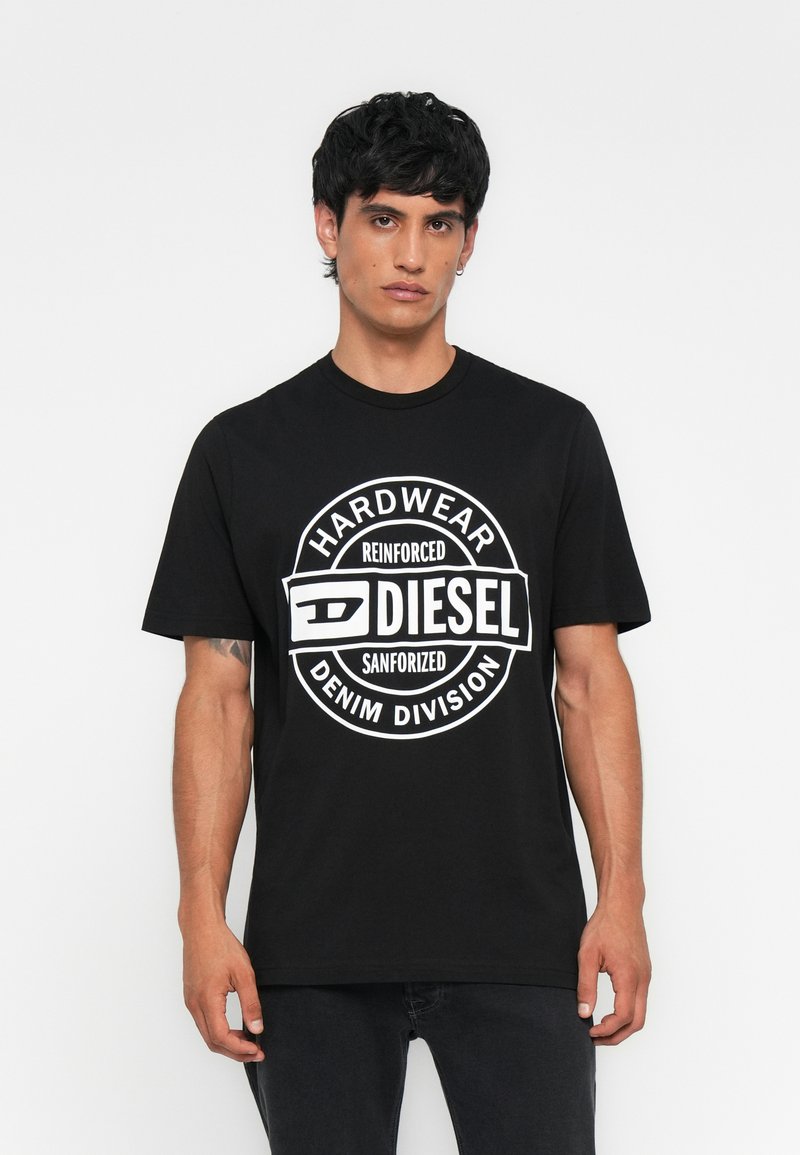 Diesel T-shirt print rood