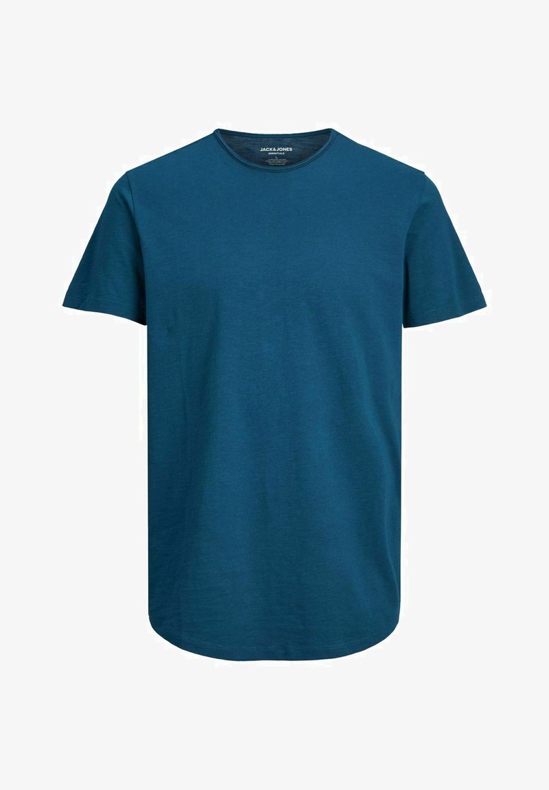 Jack & Jones EBASHER O-NECK SS - T-shirts basic - sailor blue